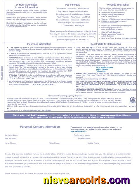 Iran Bank Sepah mortgage statement in Word and PDF fromats 3